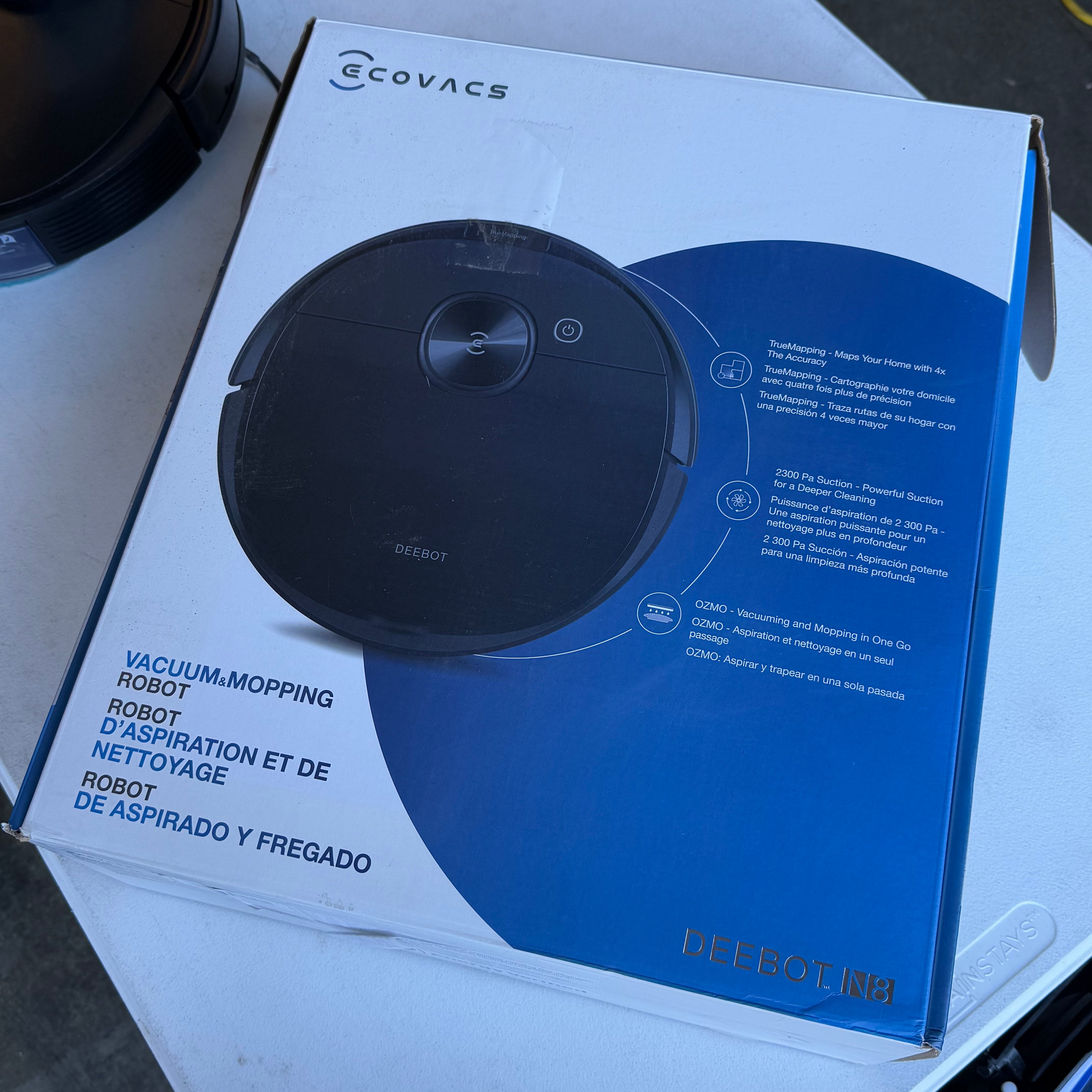 ECOVACS N8 VACMOP ROBOT (Used - Like New) ECOVACS N8 VACMOP ROBOT (Used - Like New)